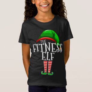 T-Shirt Fitness Elf Correspondant Famille de Noël Set entr