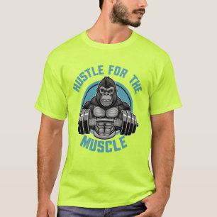T-shirt Fitness gym musculation Hustle Pour le Muscle