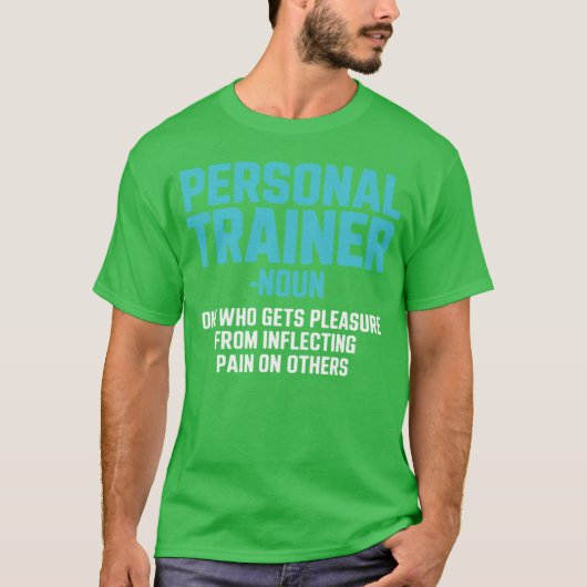 T-shirt Fitness Instructor Personalrainer Workout Coach gi (Devant)