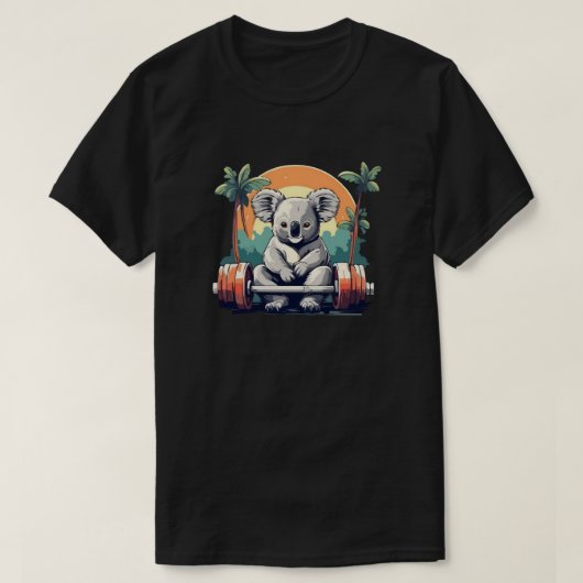 T-shirt fitness Koala (Design devant)