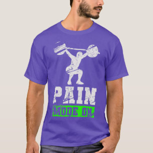 T-shirt Fitness Mens Exercice Gym Bodybuilder Mode Douleur