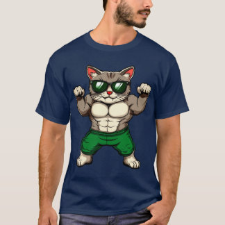 T-shirt fitness pour chats