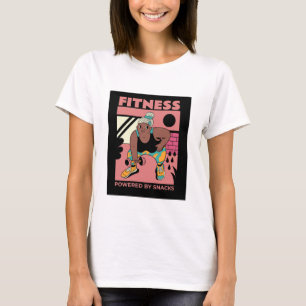 T-shirt Fitness : Propulsé par Snacks Fitness But