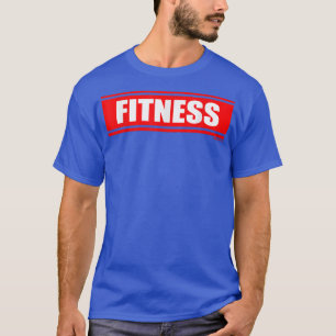 T-shirt Fitness Red Gym Fitness Workout Gym Citation Motiv