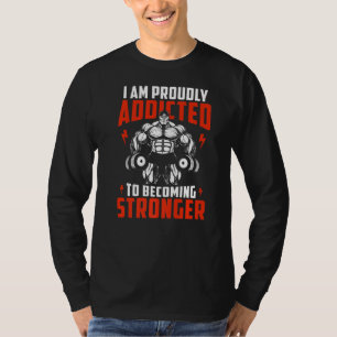T-shirt Fitness Stronger Gainz Muscle Rétro Salle De Fitne