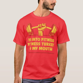 T-shirt Fitness Turquie dans ma bouche Drôle entraînement