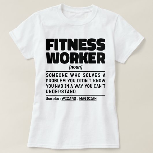 T-shirt Fitness Worker Noun Exercice d'haltérophilie (Design devant)