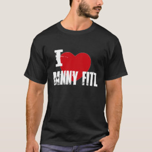 T-shirt fitz désordonné de Danny du coeur i