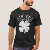 T-shirt Fitzgerald Nom de famille Correspondant St Patrick (Devant)