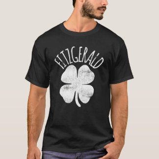 T-shirt Fitzgerald Nom de famille Correspondant St Patrick