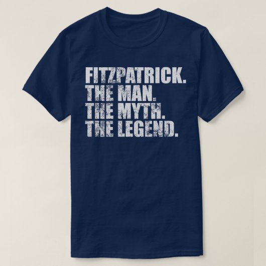 T-shirt Fitzpatrick Fitzpatrick Nom de famille Fitzpatrick (Design devant)