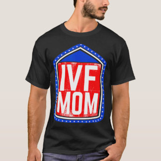 T-shirt FIV Guerrier cadeau États-Unis drapeaux mamans Tra