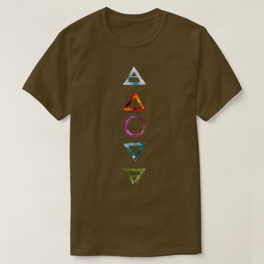 T-shirt Five Elements  5 Elements Alchemy  (Design devant)