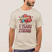 T-shirt Five Year Strong Customizable (Devant)