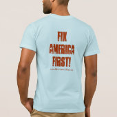 T-shirt FixAmericaFirst ! (Dos)