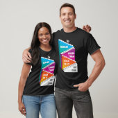 T-shirt Fixer Des Objectifs Les Écraser Répéter Un Discour (Unisexe)