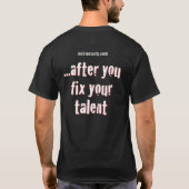 T-shirt Fixez-le dans le courrier (Dos)