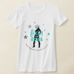 T-shirt Fixin' The Posse Disco Enterrement de Vie de Jeune