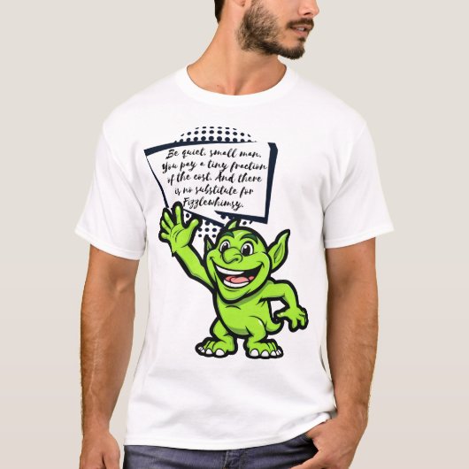 T-shirt Fizzlewhimsy Règne Comme Le Gobelin Vert (Devant)