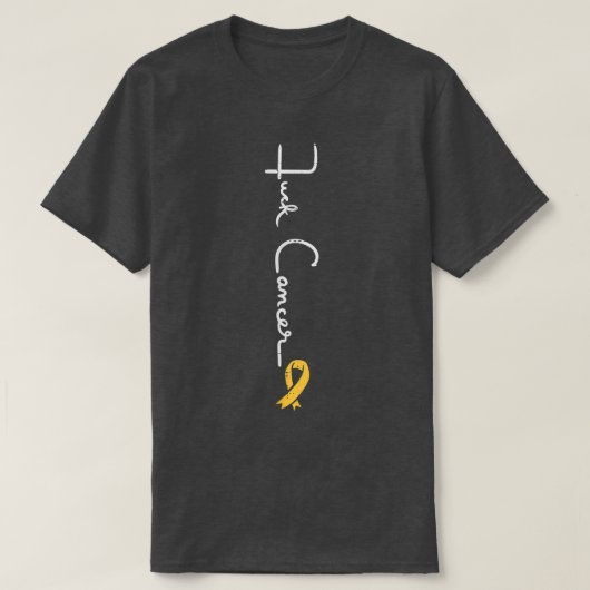 T-shirt Fk Enfance Cancer Ribbon Sensibilisation Hommes W (Design devant)