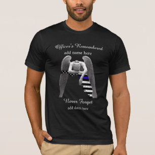 T-shirt FLA de Miami-Dade. T-Shirt, la ligne bleue mince d