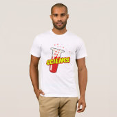 T-shirt Flacon de science dessin animé (Devant entier)