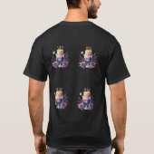 T-shirt Flacon et composition florale pour célébration d'a (Dos)