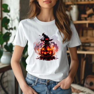T-shirt Flacon Sorcier Flamme Effirant
