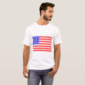 T-shirt Flag Black lives matter (Devant entier)