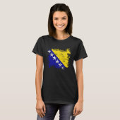T-shirt Flag Bosnia Herzegowina Nationality State Origin T (Devant entier)