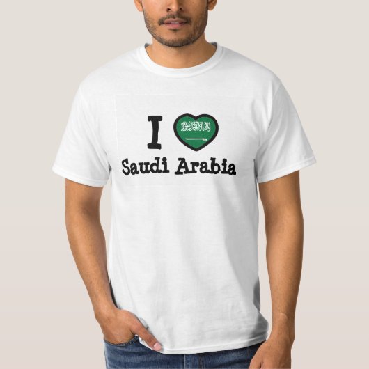T-shirt Flag d'Arabie saoudite (Devant)