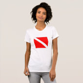 T-shirt Flag de Diver Down (Devant entier)