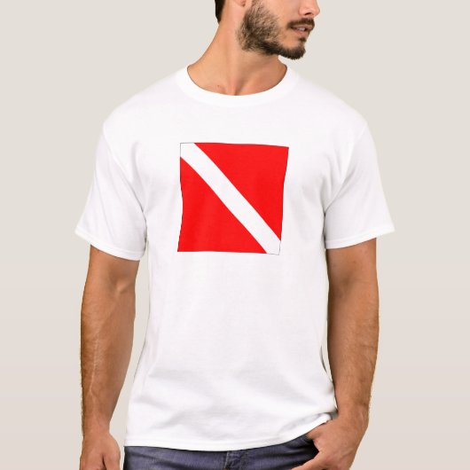 T-shirt Flag de Diver Down (Devant)