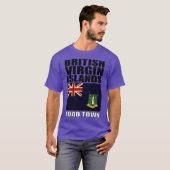 T-shirt Flag des îles Vierges britanniques (Devant entier)