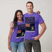 T-shirt Flag des îles Vierges britanniques (Unisexe)