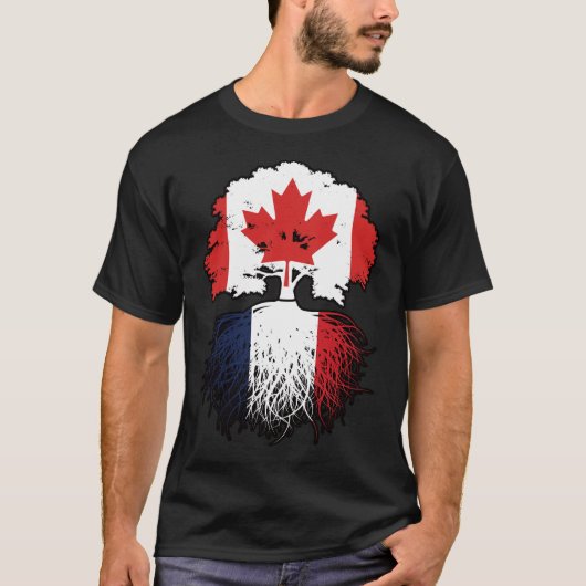 T-shirt Flag des Trois Canadiens Canada (Devant)