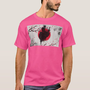 T-shirt Flag japonais par Sakura Cherry Blossoms et Samu