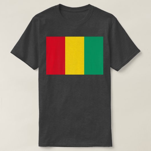 T-shirt Flag of Guinea (Design devant)
