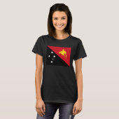 T-shirt Flag of Papua New Guinea (Devant entier)