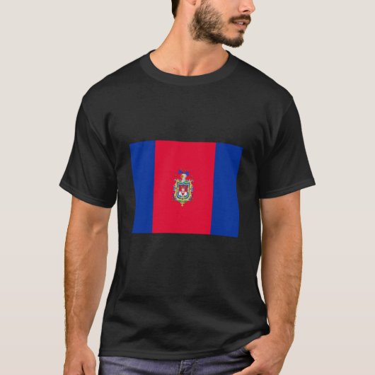 T-shirt Flag of Quito Ecuador (Devant)