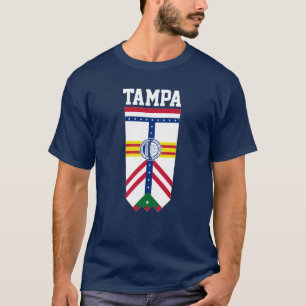 T-shirt Flag of Tampa, Floride