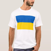 T-shirt Flag of Ukraine (Devant)