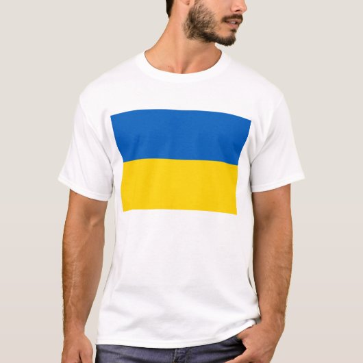 T-shirt Flag of Ukraine (Devant)