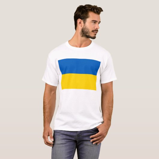 T-shirt Flag of Ukraine (Devant entier)