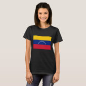T-shirt Flag of Venezuela custom (Devant entier)