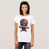 T-shirt Flag-painted-Skull.png (Devant entier)