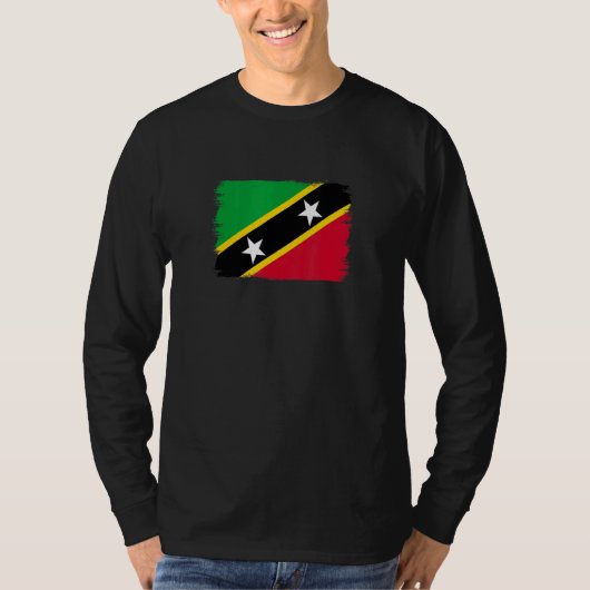 T-shirt Flag Saint Kitts And Nevis 1 (Devant)