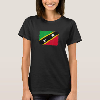 T-shirt Flag Saint Kitts And Nevis 1