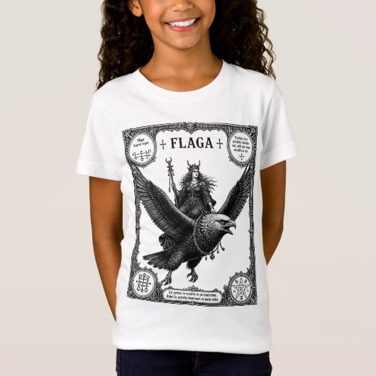 T-Shirt Flaga Eagle Ride du Destin (Devant)