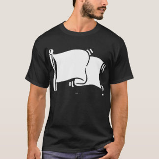 T-SHIRT FLAGG BLANC